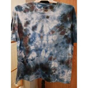 Ice Tie Dye T-Shirt Blue Size 3XL